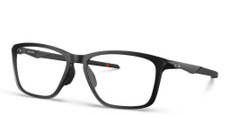 Shop Oakley Rectangle Eyeglasses in Black online.