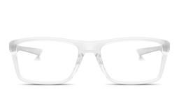 Shop Oakley Wide Rectangle Eyeglasses in Matte Clear online.