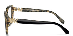 Michael Kors Castello Square Eyeglasses in Black – Product Photo 3