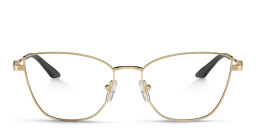 Armani Exchange A|X Logo Cat-Eye Eyeglasses in Gold – Product Photo 1