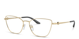 Armani Exchange A|X Logo Cat-Eye Eyeglasses in Gold – Product Photo 2