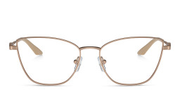 Armani Exchange Logo Cat-Eye Eyeglasses in Rose Gold – Product Photo 1