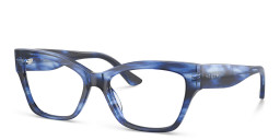 Shop Vogue Eyewear Cat-Eye Eyeglasses in Blue online.