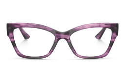 Shop Vogue Eyewear Cat-Eye Eyeglasses in Purple online.