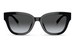 Coach Logo Signature Butterfly Sunglasses in Black/Gradient Grey – Product Photo 2