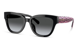 Coach Logo Signature Butterfly Sunglasses in Black – Product Photo 2