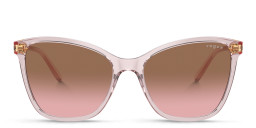 Vogue Eyewear Logo-Print Cat-Eye Sunglasses in Pink – Product Photo 1