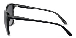 Vogue Eyewear Logo-Print Cat-Eye Sunglasses in Black – Product Photo 3