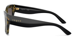 Shop Vogue Eyewear Square Sunglasses in Yellow online.