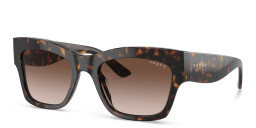 Vogue Eyewear Square Sunglasses in Havana – Product Photo 2