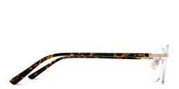 TRICE Logo Rimless Rectangle Eyeglasses in Gold – Product Photo 4