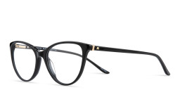 TRICE Logo Cat-Eye Eyeglasses in Black – Product Photo 2
