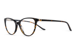 TRICE Logo Cat-Eye Eyeglasses in Havana – Product Photo 2