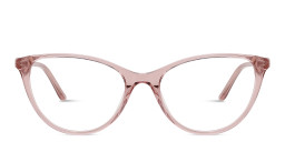 TRICE Logo Cat-Eye Eyeglasses in Transparent Light Pink – Product Photo 2