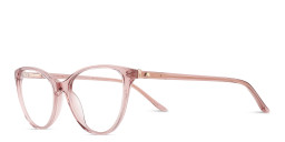 TRICE Logo Cat-Eye Eyeglasses in Transparent Light Pink – Product Photo 2