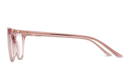 TRICE Logo Cat-Eye Eyeglasses in Transparent Light Pink – Product Photo 3