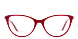 TRICE Logo Cat-Eye Eyeglasses in Burgundy – Product Photo 1