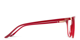 TRICE Logo Cat-Eye Eyeglasses in Burgundy – Product Photo 4