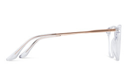 TRICE Logo Cat-Eye Eyeglasses in Clear – Product Photo 4