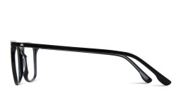 Shop TRICE Logo Unisex Square Eyeglasses in Black online.