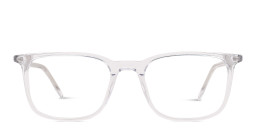 Shop TRICE Logo Unisex Square Eyeglasses in Crystal online.