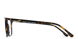 Shop TRICE Logo Unisex Square Eyeglasses in Havana online.