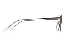 TRICE Logo Unisex Irregular Eyeglasses in Gunmetal – Product Photo 4