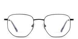TRICE Logo Unisex Irregular Eyeglasses in Black – Product Photo 2