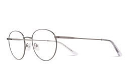 TRICE Logo Unisex Round Eyeglasses in Gunmetal – Product Photo 2