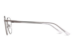 TRICE Logo Unisex Round Eyeglasses in Gunmetal – Product Photo 3