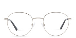 TRICE Logo Unisex Round Eyeglasses in Silver – Product Photo 1