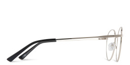 TRICE Logo Unisex Round Eyeglasses in Silver – Product Photo 4