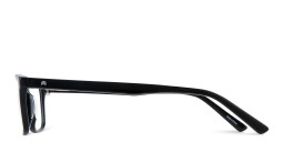 Shop TRICE Logo Rectangle Eyeglasses in Black online.
