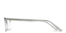 Shop TRICE Logo Rectangle Eyeglasses in Transparent Grey online.