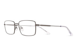 TRICE Logo Rectangle Eyeglasses in Gunmetal – Product Photo 2