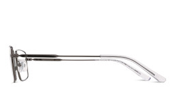 TRICE Logo Rectangle Eyeglasses in Gunmetal – Product Photo 3