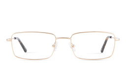 TRICE Logo Rectangle Eyeglasses in Gold – Product Photo 1