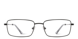 TRICE Logo Rectangle Eyeglasses in Black – Product Photo 1