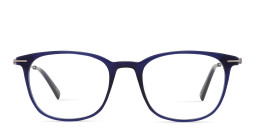 TRICE Logo Square Eyeglasses in Blue – Product Photo 1