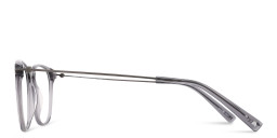 TRICE Logo Square Eyeglasses in Grey – Product Photo 3