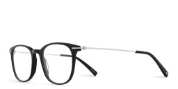 TRICE Logo Square Eyeglasses in Black – Product Photo 2