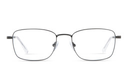 TRICE Logo Rectangle Eyeglasses in Gunmetal – Product Photo 1