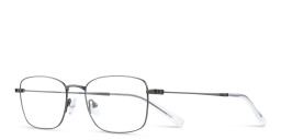 TRICE Logo Rectangle Eyeglasses in Gunmetal – Product Photo 2