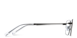 TRICE Logo Rectangle Eyeglasses in Gunmetal – Product Photo 4