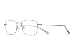TRICE Logo Rectangle Eyeglasses in Shiny Gunmetal – Product Photo 2