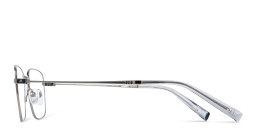 TRICE Logo Rectangle Eyeglasses in Shiny Gunmetal – Product Photo 3