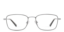 TRICE Logo Rectangle Eyeglasses in Silver – Product Photo 1