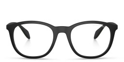 Emporio Armani Round Eyeglasses in Black – Product Photo 2