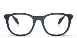 Emporio Armani Round Eyeglasses in Blue – Product Photo 1