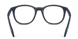 Emporio Armani Round Eyeglasses in Blue – Product Photo 4